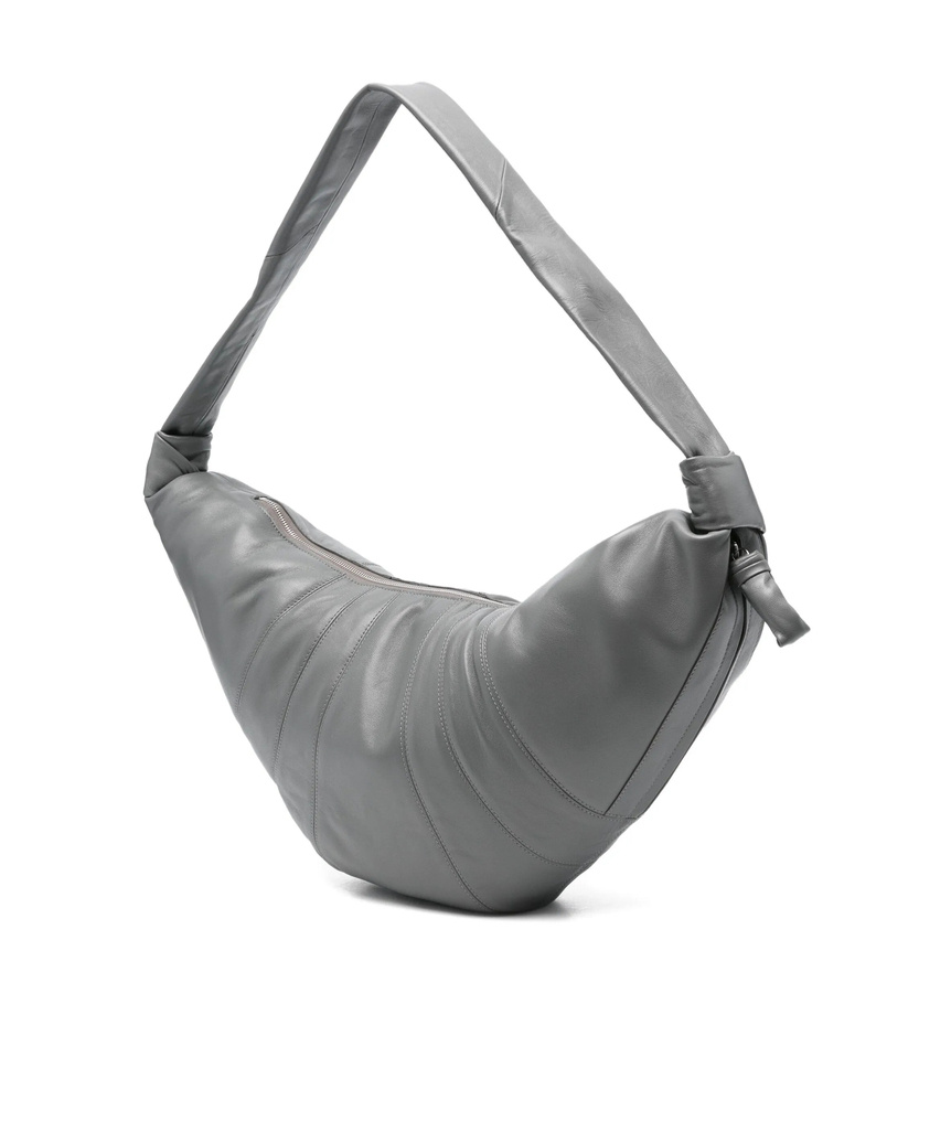 Lemaire Large Croissant Bag In Gray