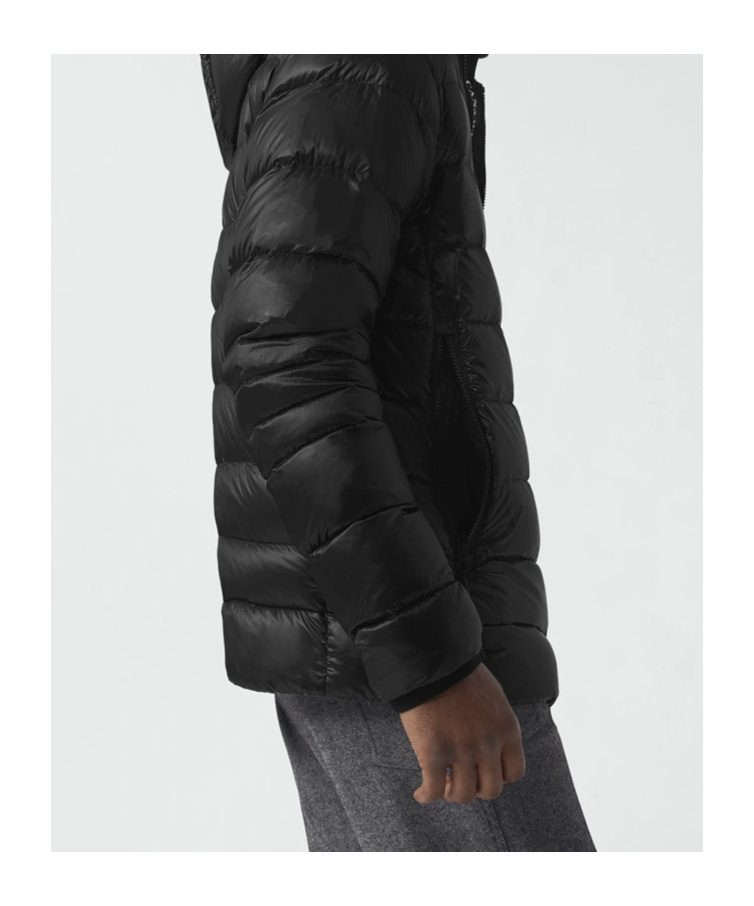 Shop Canada Goose Crofton Padded Down Jacket In Black