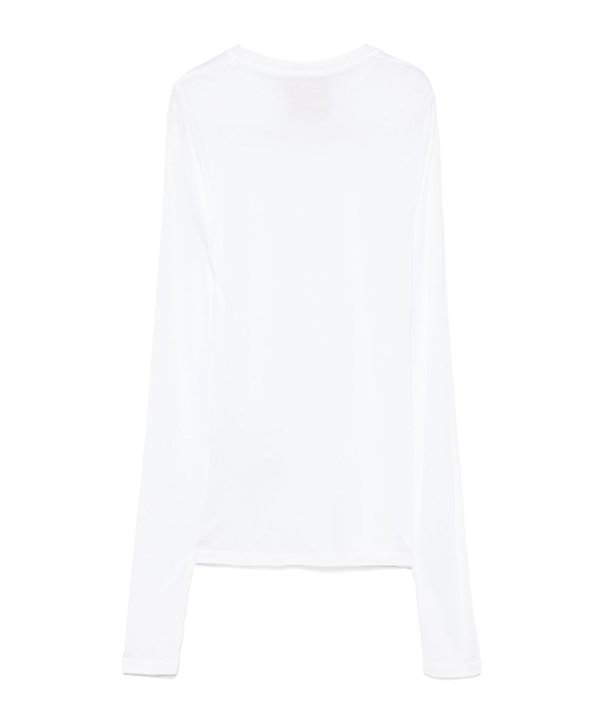 Semicouture Arianna Long-sleeves T-shirt In White