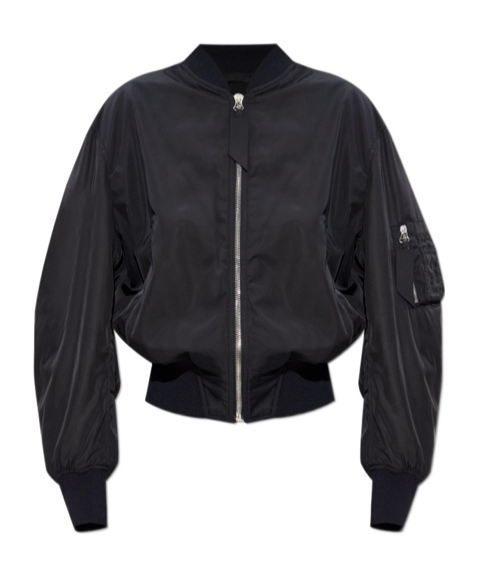 Attico Anja Bomber Jacket In Black