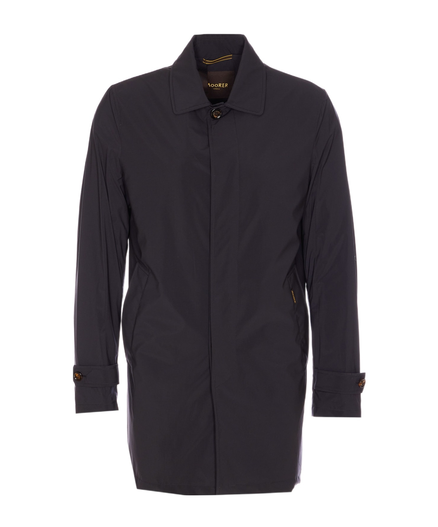 Moorer Lapel Casual Jacket In Black