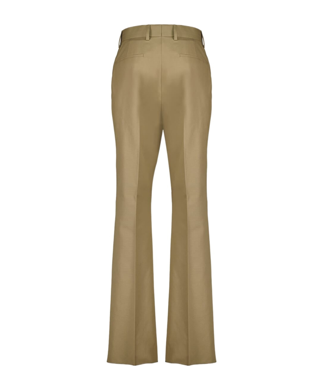 Ferragamo Organic Brushed Cotton Trousers In Brown
