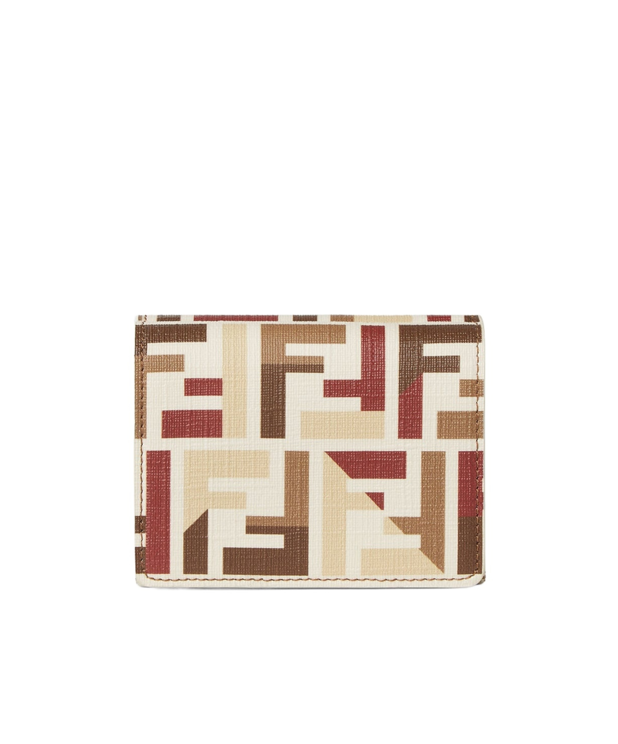 Fendi Trifold Mini Wallet With Tri-fold Design In Multi
