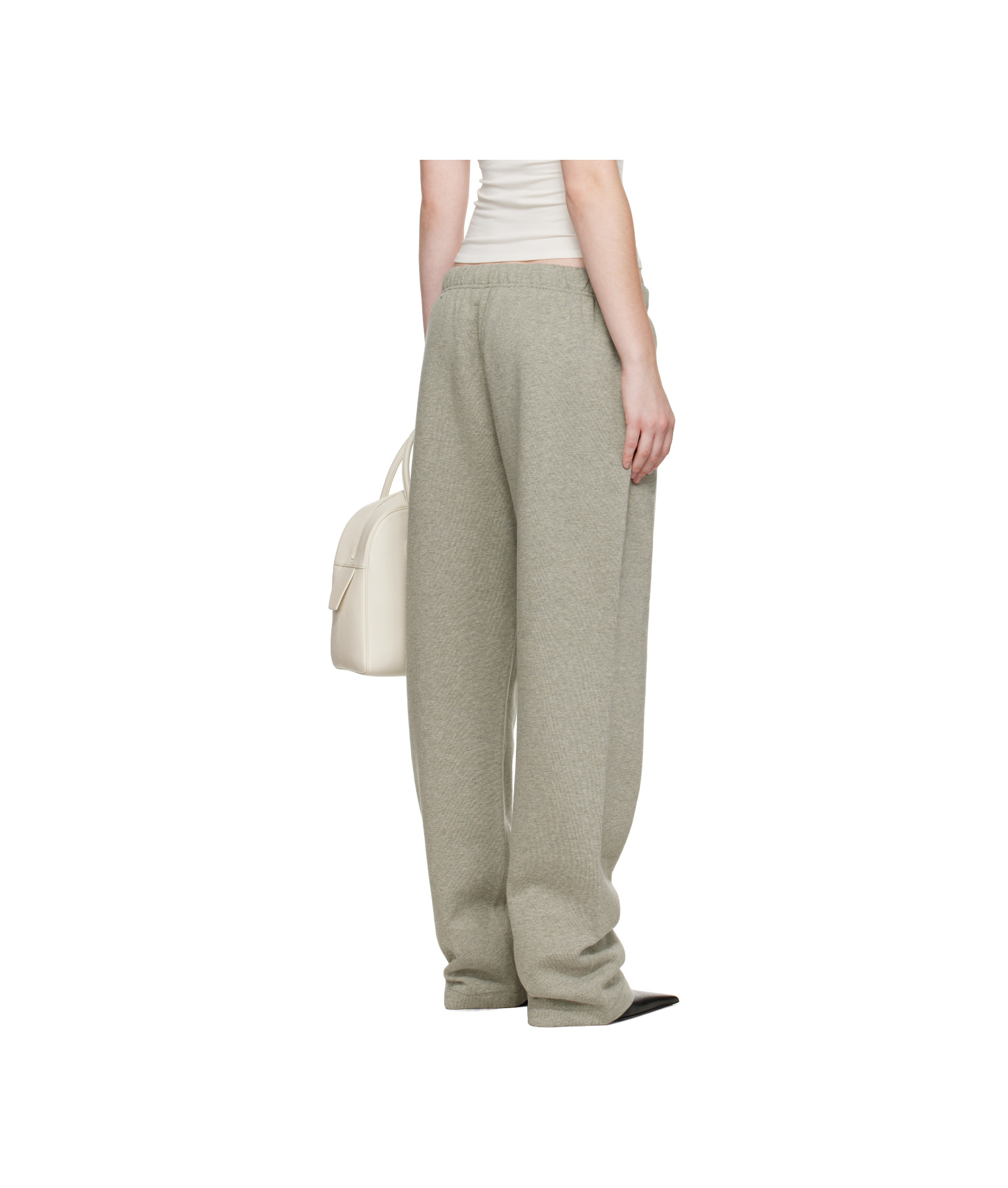 Essentials Logo-banded Track Pants In White