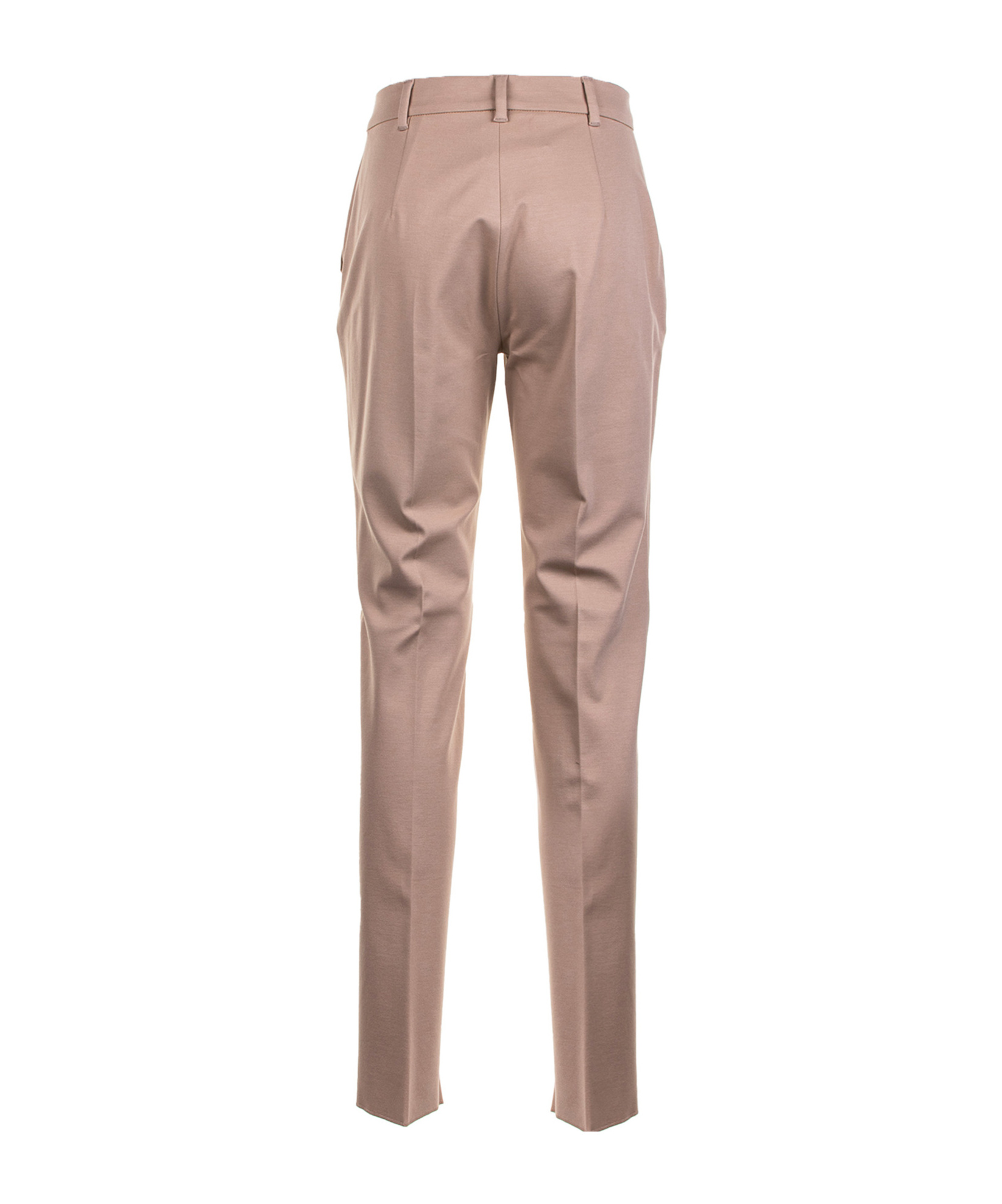 Max Mara Belt-loop Casual Pants In Nude