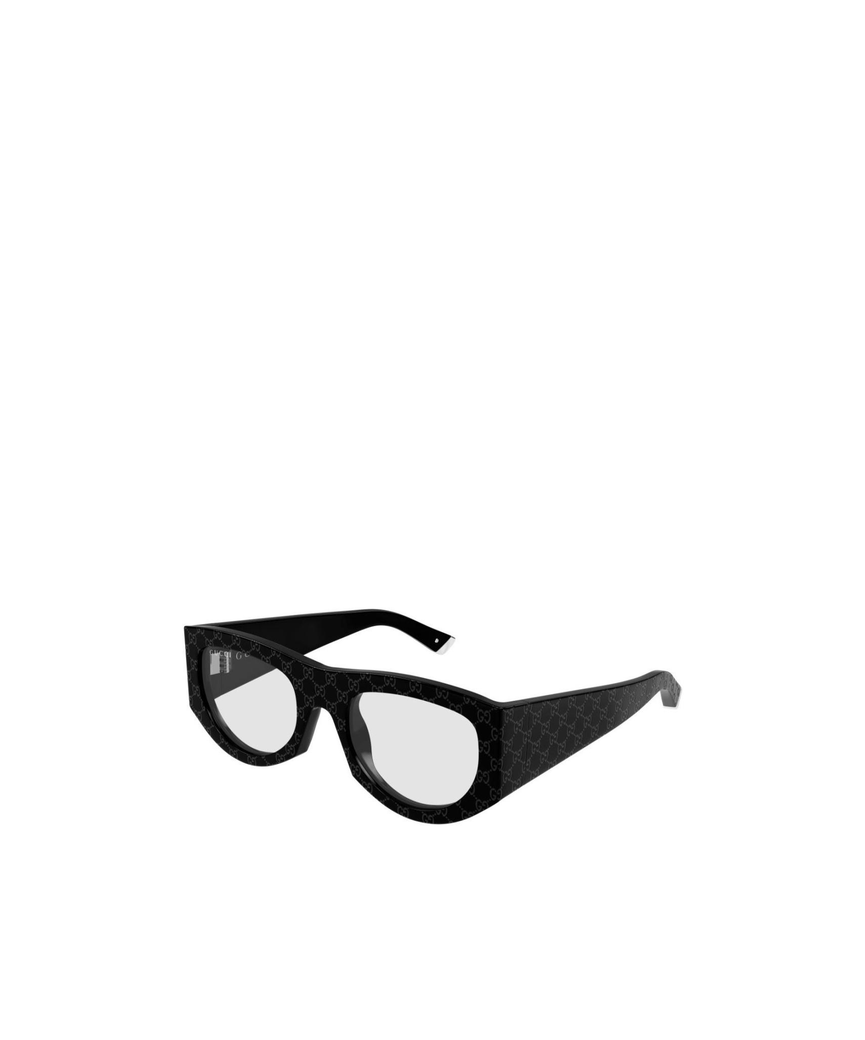 Gucci Geometric Frame Sunglasses In Black