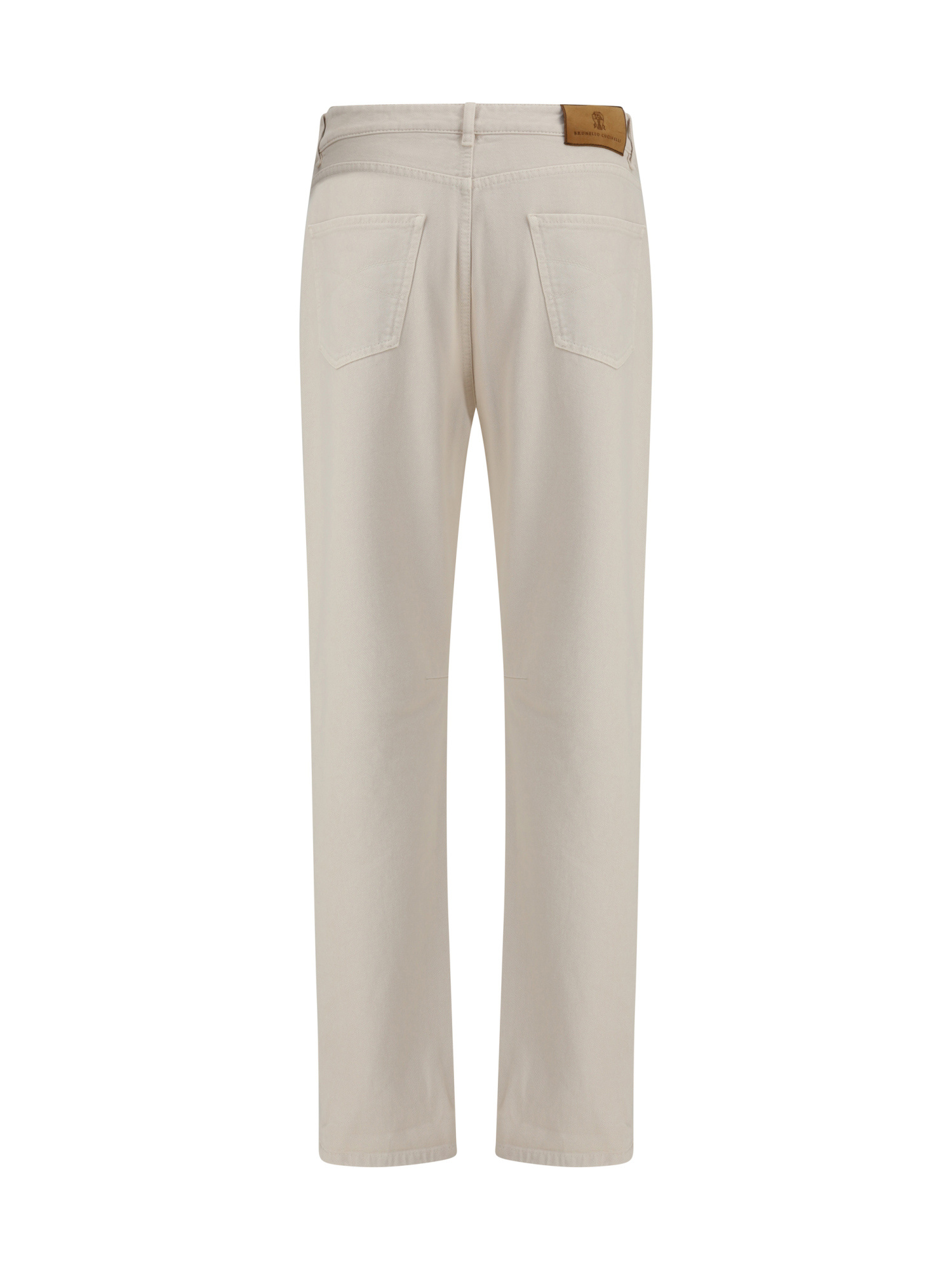 Brunello Cucinelli Jeans With Belt Loops In Neutral