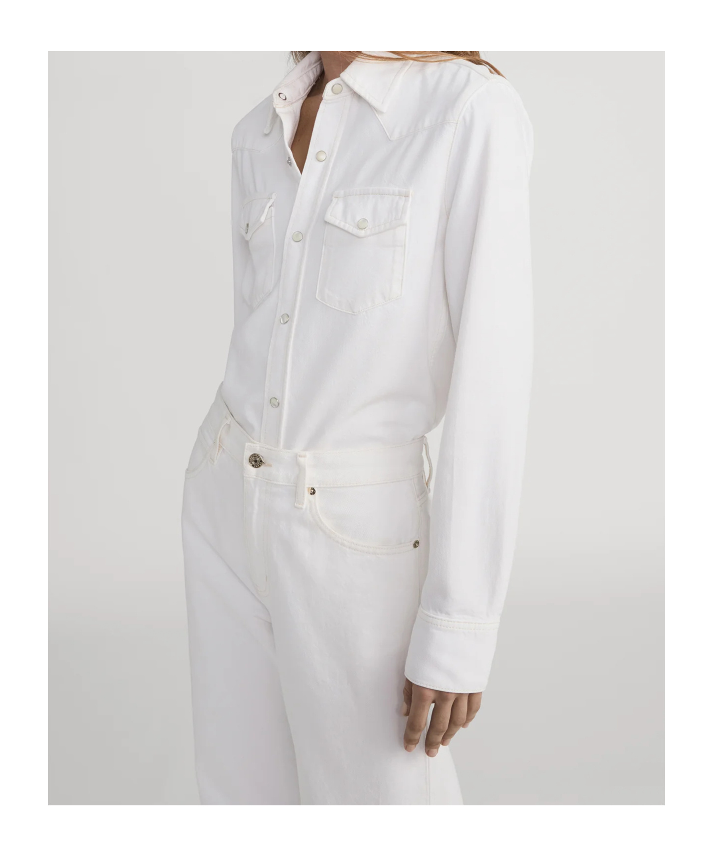 Frame Pocket Shirt In Animal Print