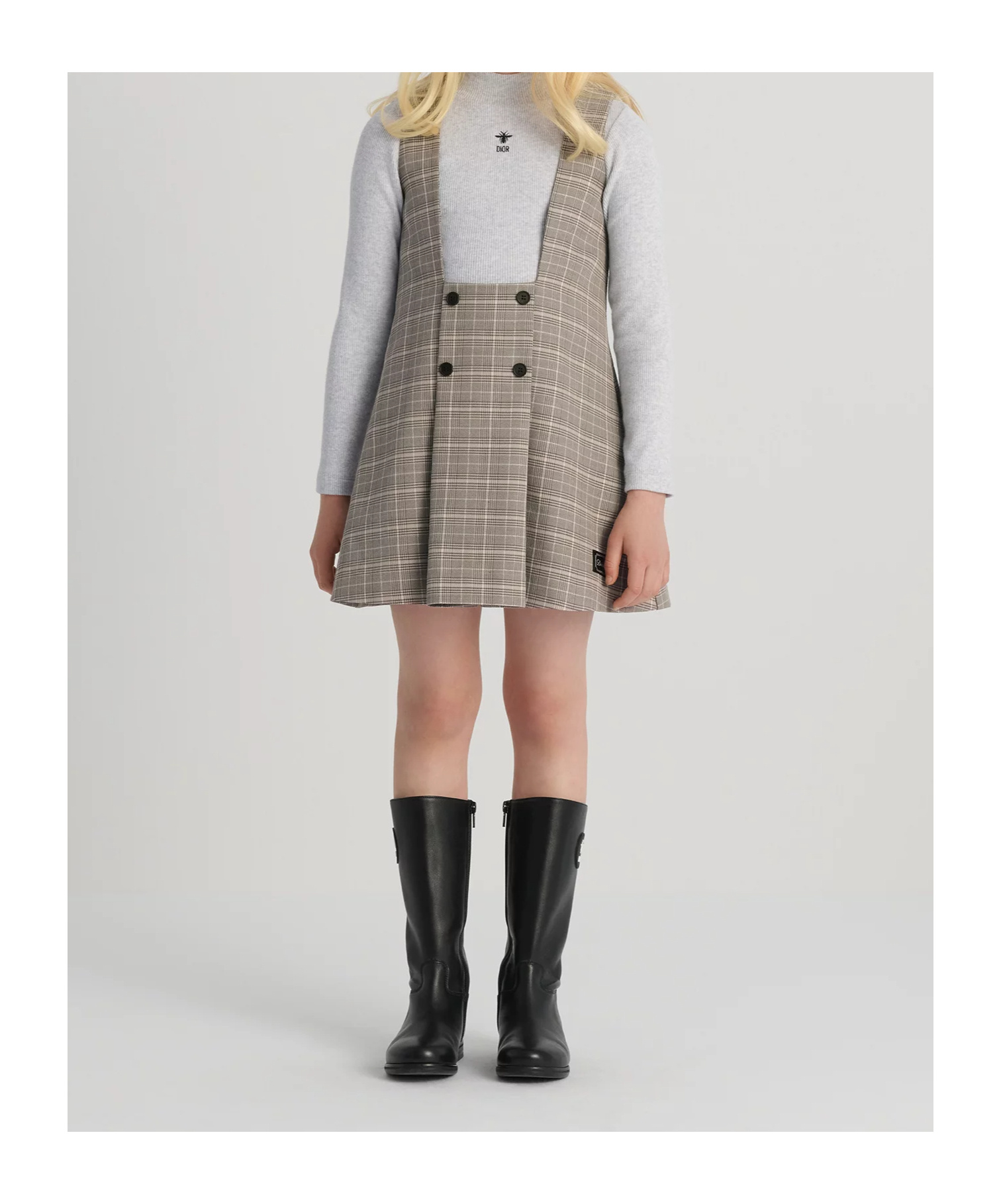 Dior A Line Dress In Gray