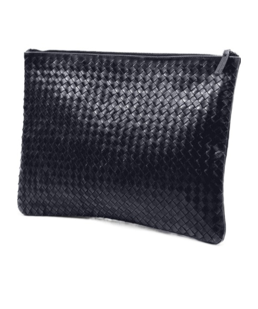 Dragon Diffusion Knitted Clutch In Black