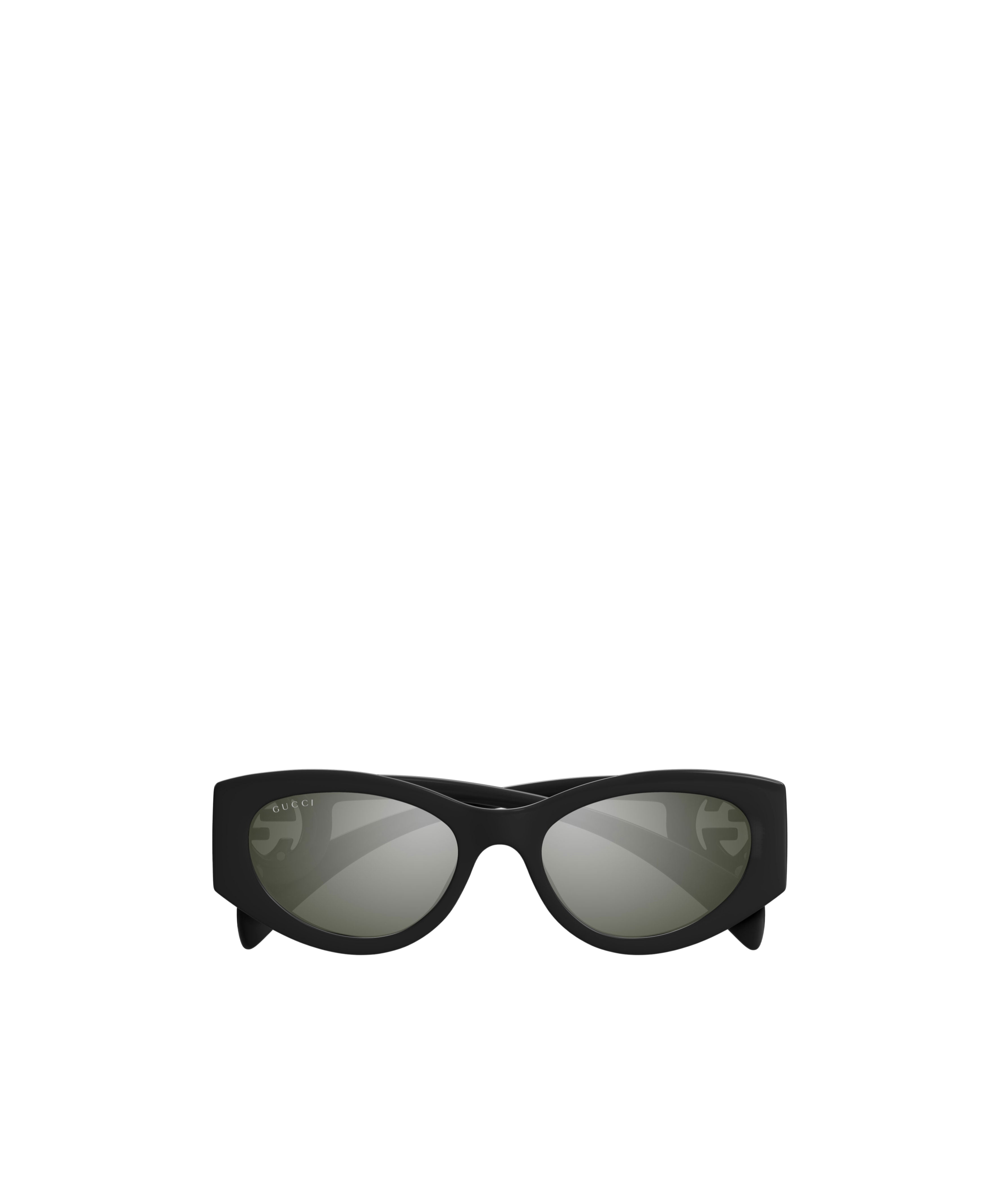 Gucci Grey Mirror Cat Eye Ladies Sunglasses Gg1691s 001 54 In Black