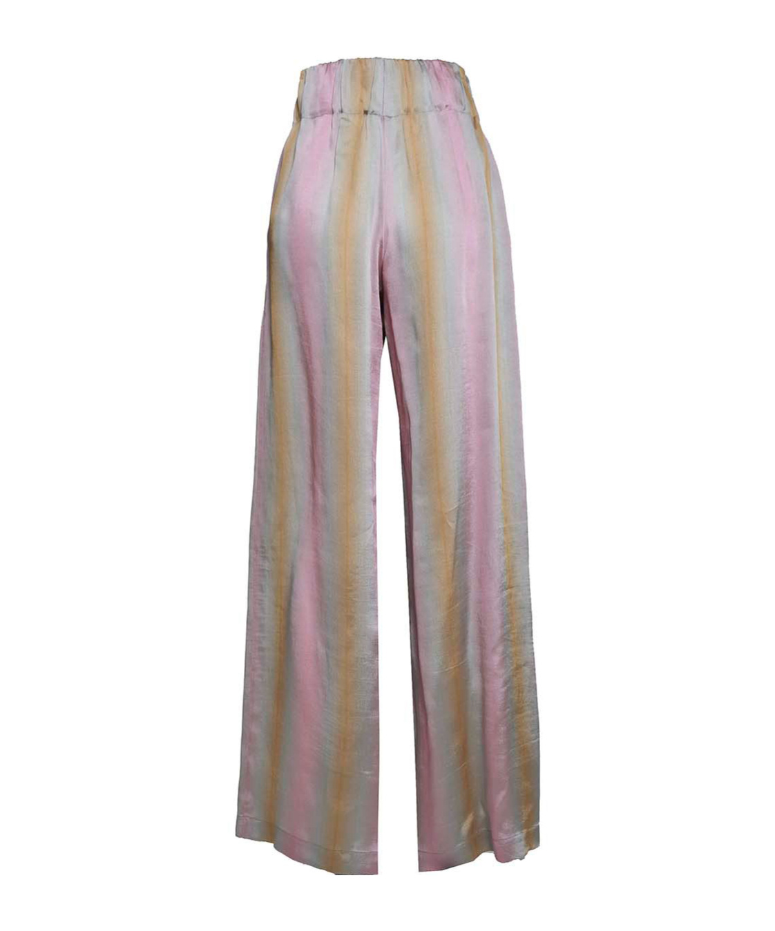 Aspesi High Straight Waist Trousers In Gray