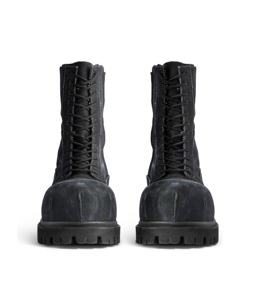 BALENCIAGA MEN'S STOMPER BOOTIE IN BLACK