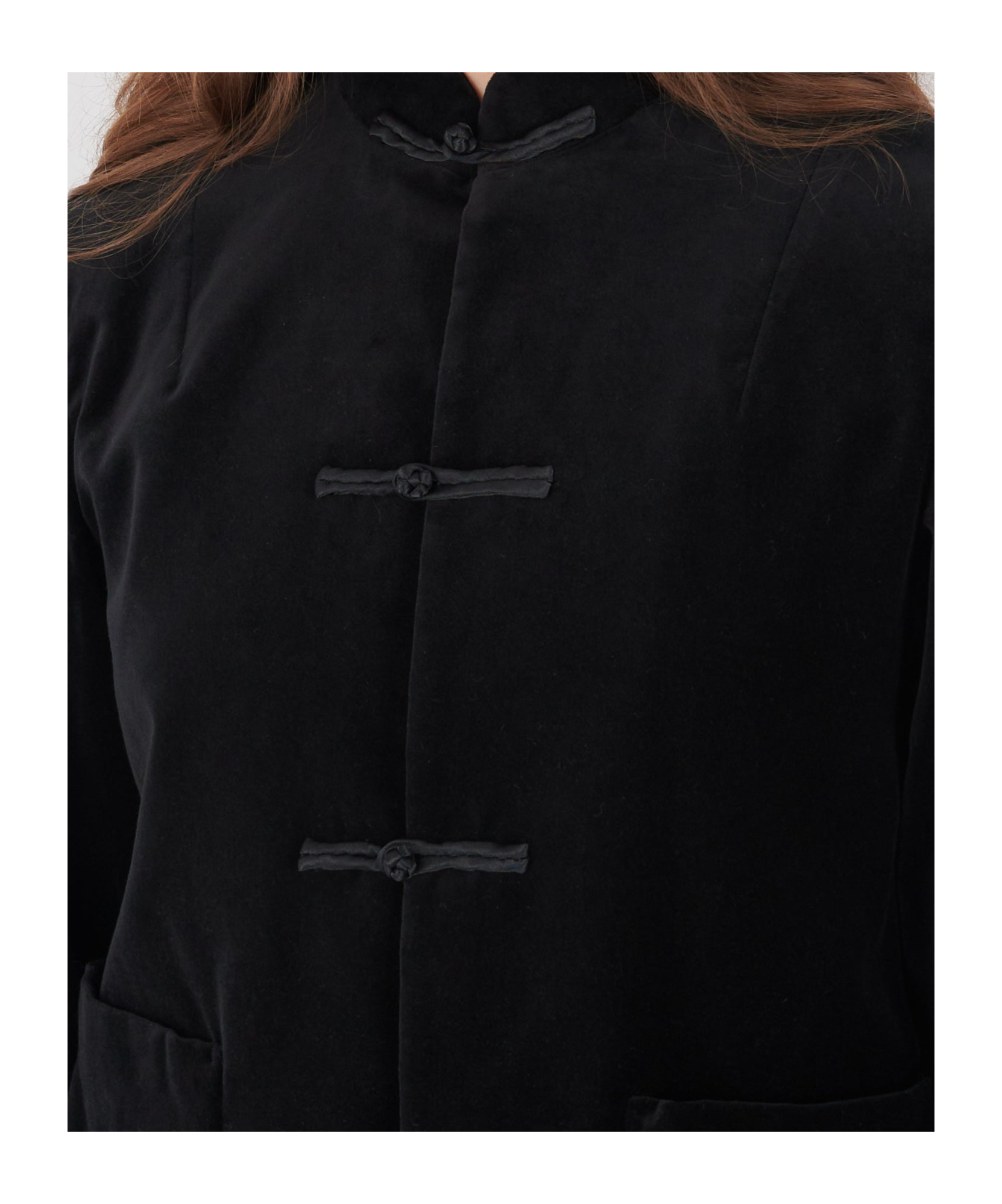 Comme Des Garçons Long-sleeved Casual Jacket In Black