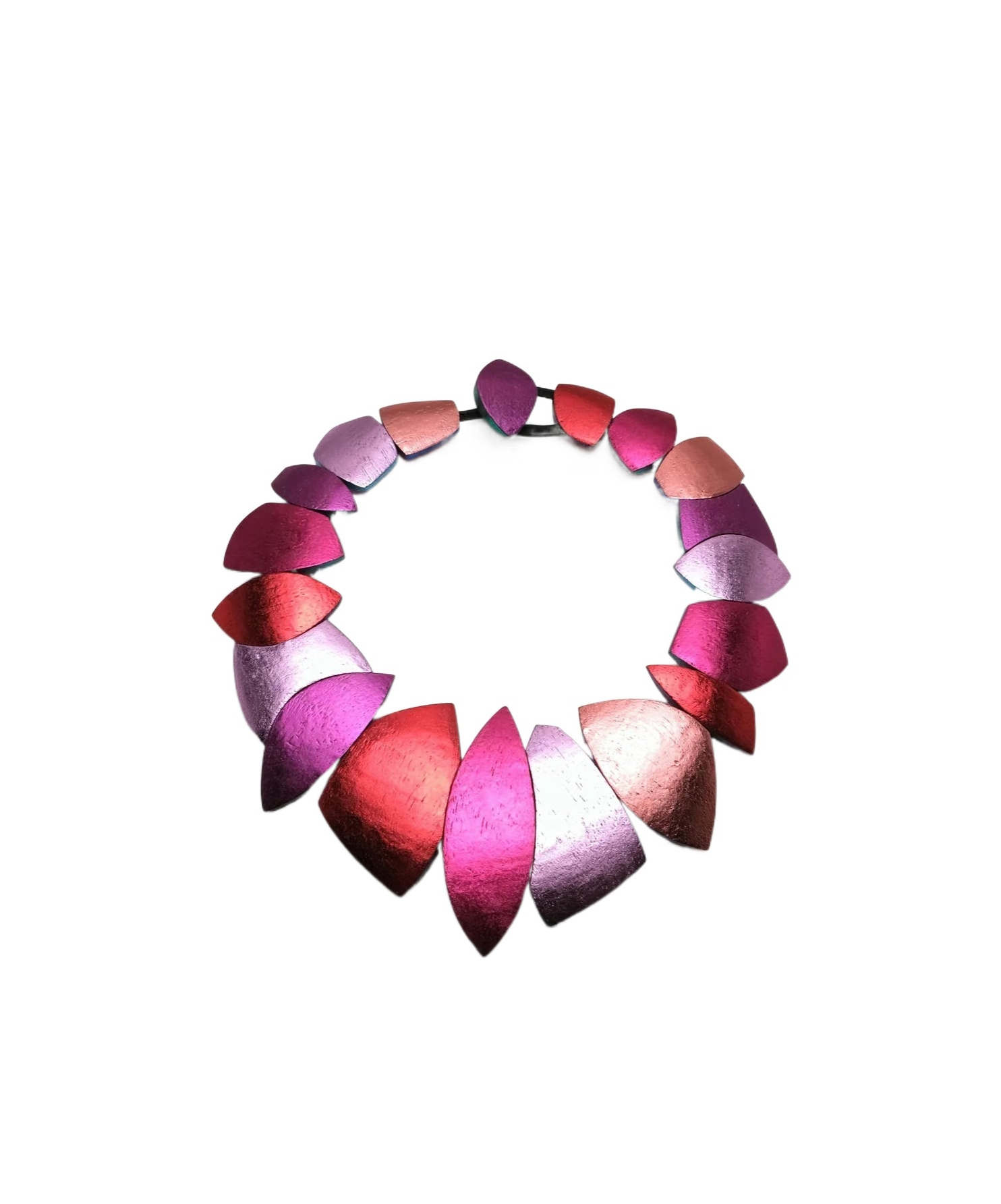 Monies Leaf Design Necklace In Multicolor