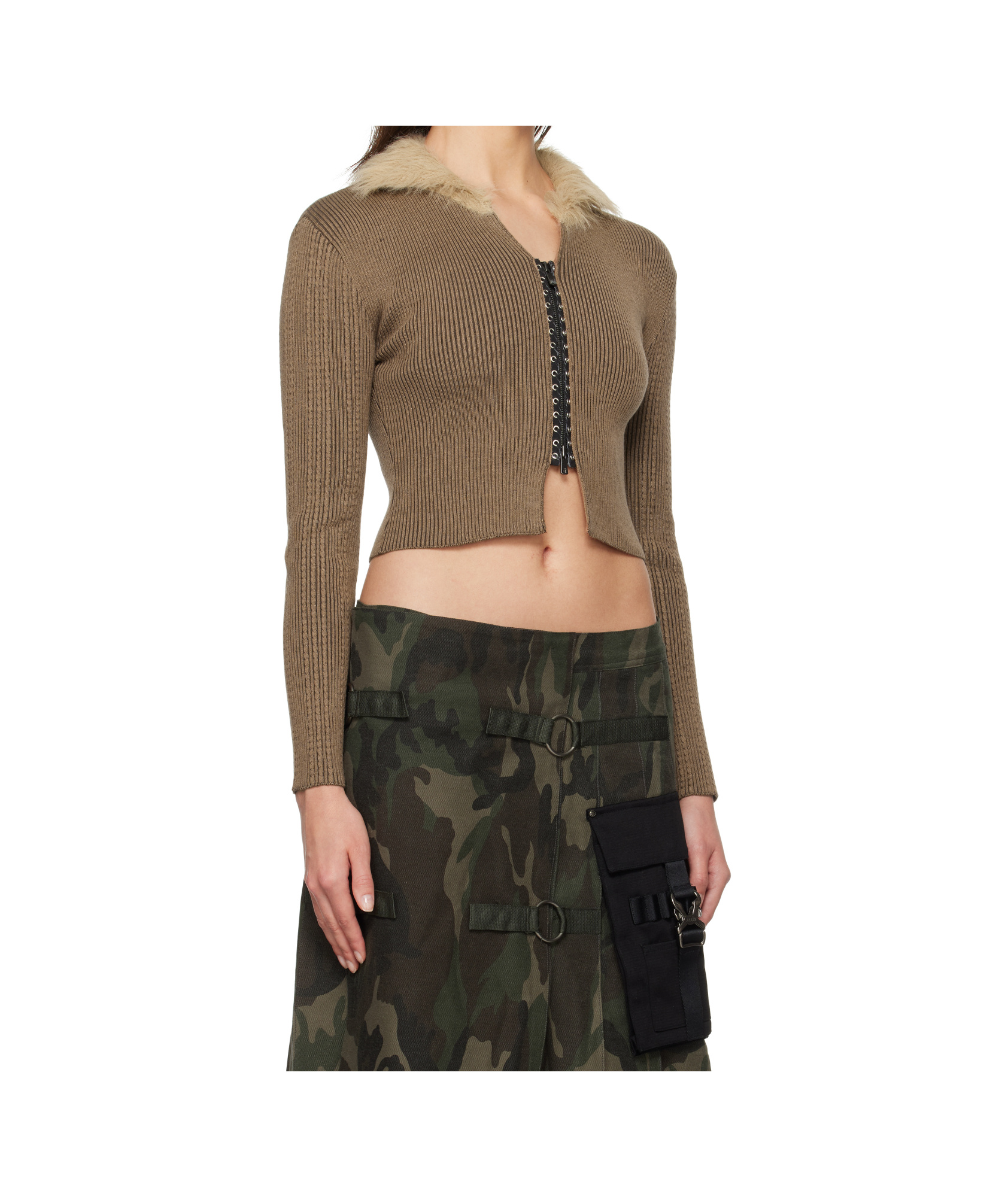 Andersson Bell Long-sleeved Cardigan In Green