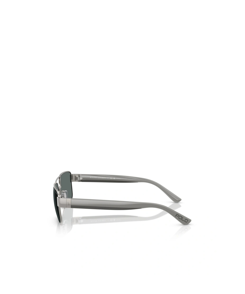 Polo Ralph Lauren Eyewear Rectangle Frame Sunglasses In Silver