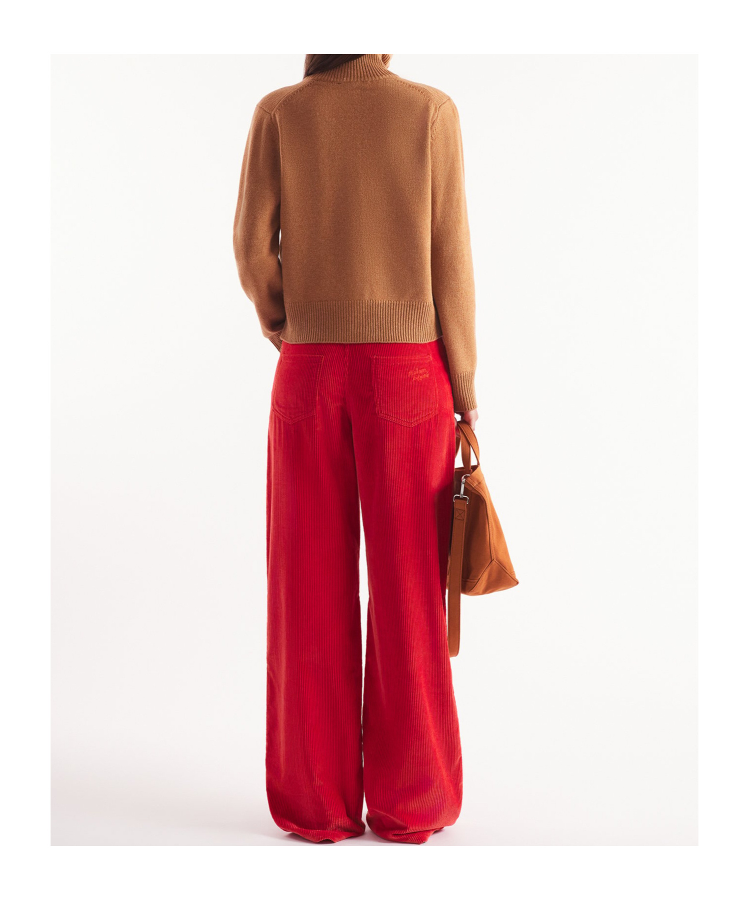 MAISON KITSUNÉ MAISON KITSUNÉ FOX HEAD INTARSIA HIGH-NECK CARDIGAN