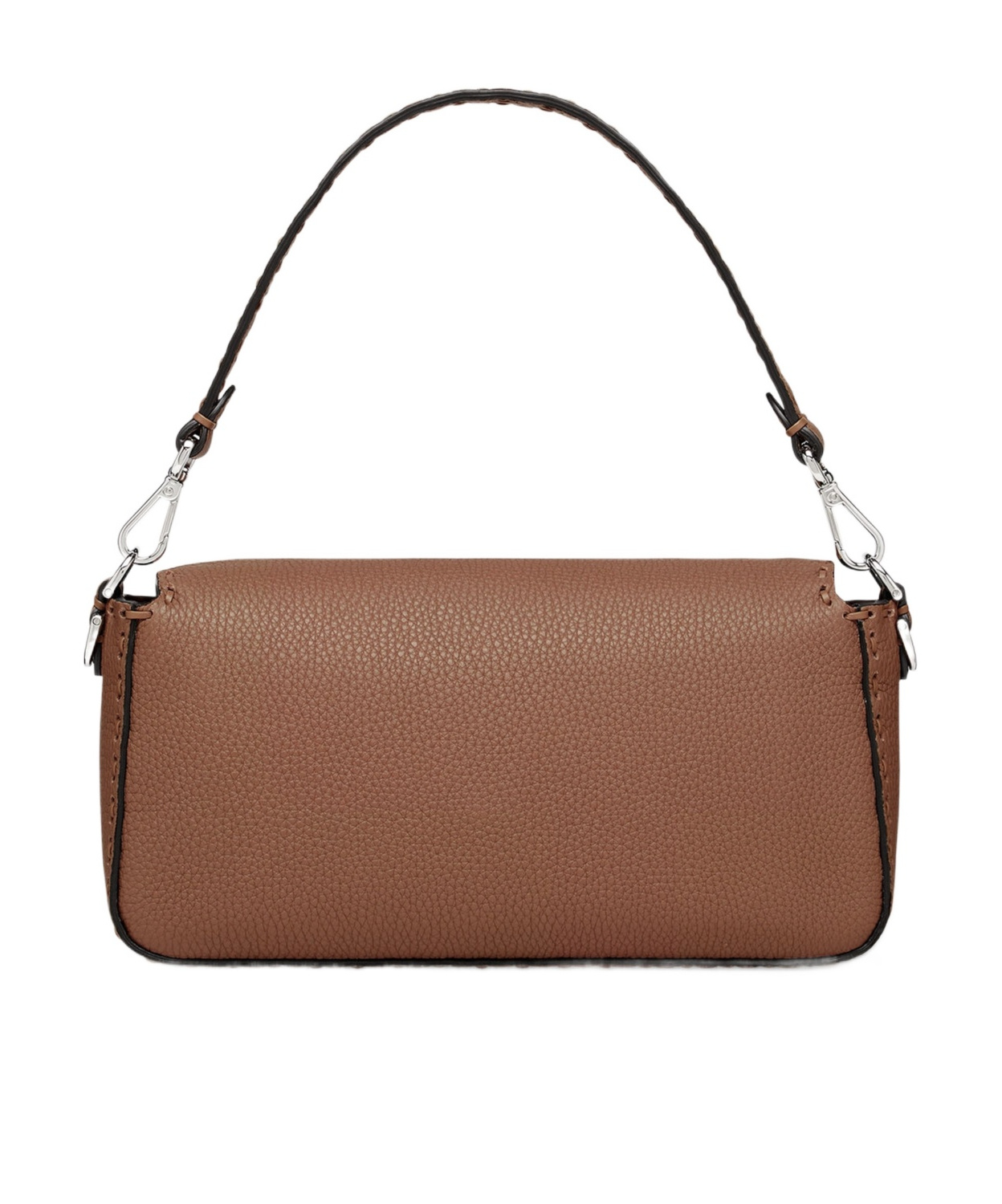 Fendi Brown Selleria Bag With 612 Hand-sewn Topstitches In Brown