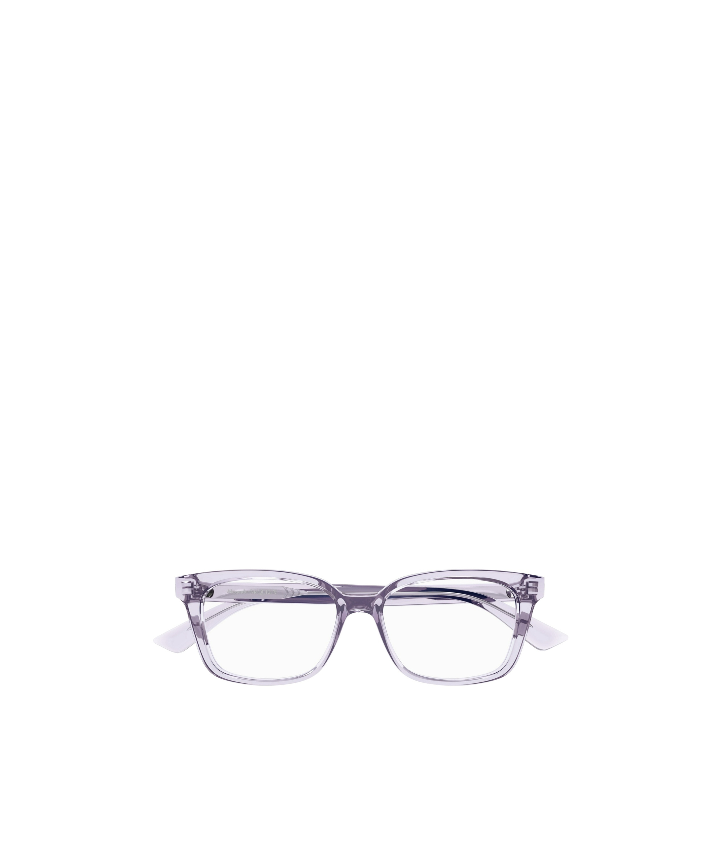 Alexander Mcqueen Geometrically Framed Flat Mirror In Purple