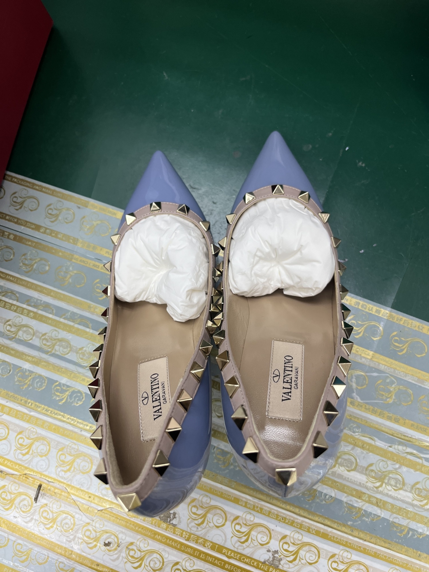 Valentino Rockstud Rivet High Heels In Multicolor