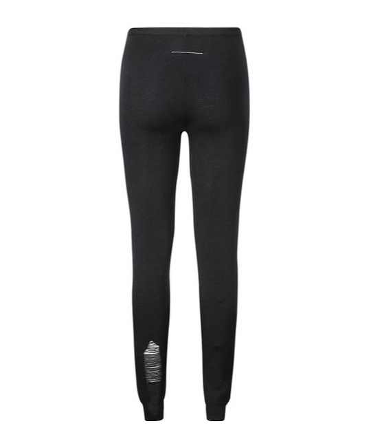 Mm6 Maison Margiela Mm6 By Maison Margiela Elastic Waist Leggings Trousers In Black