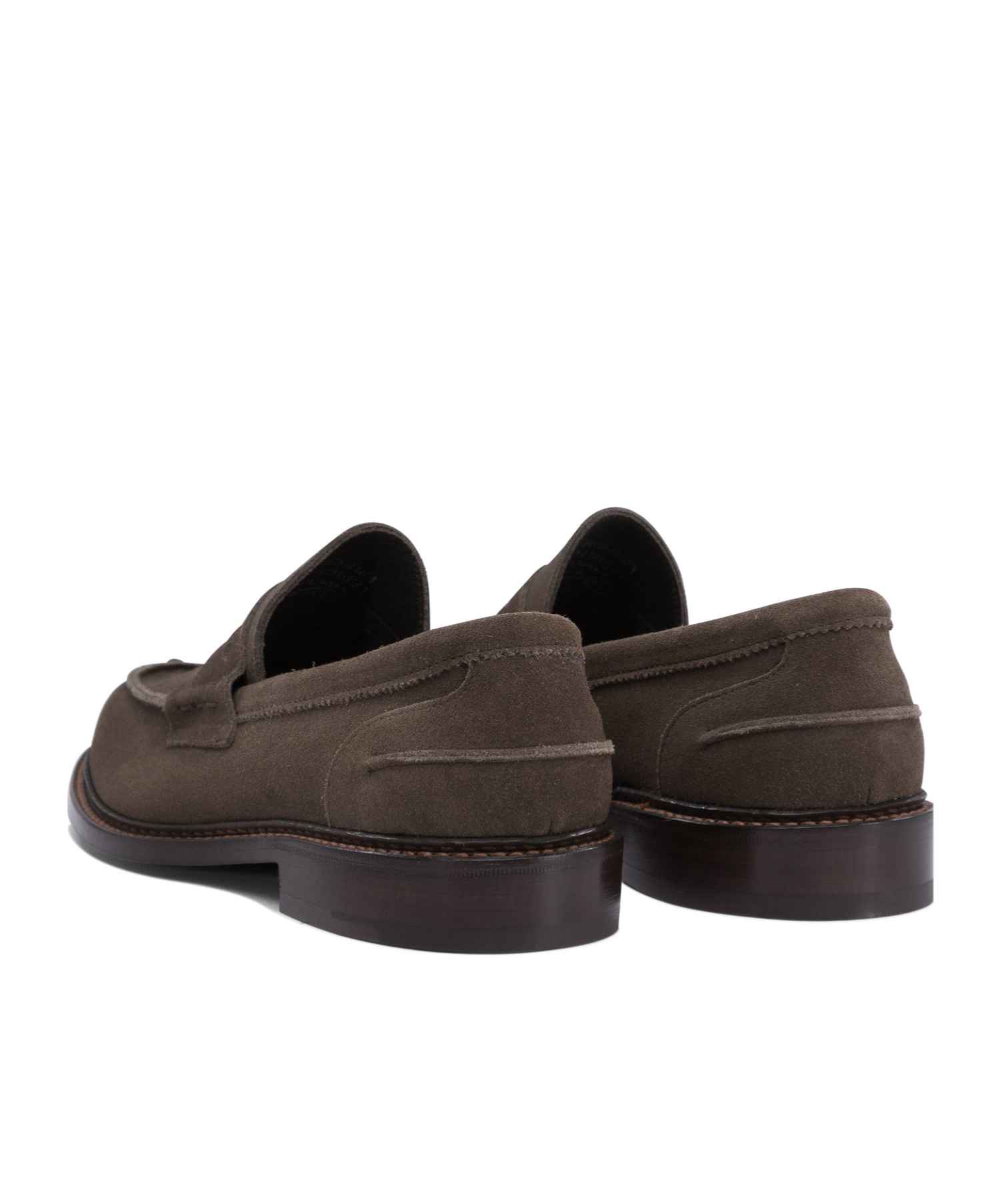 Tricker's Loafers With Round Toe And Penny Strap In Black