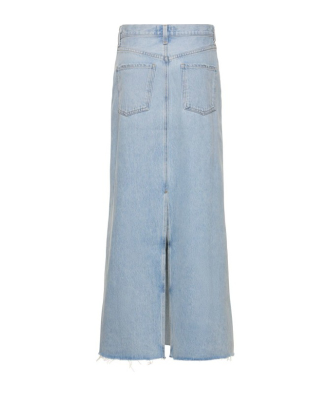 AGOLDE DENIM SKIRT WITH BELT LOOPS