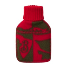 Burberry Ekd Wool Hot Water Bottle In Red