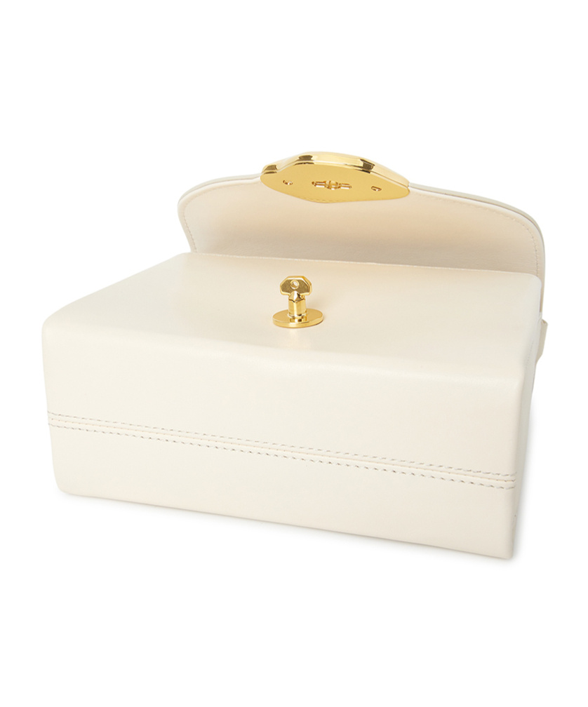 Mulberry Small Lana Top Handle Bag In White