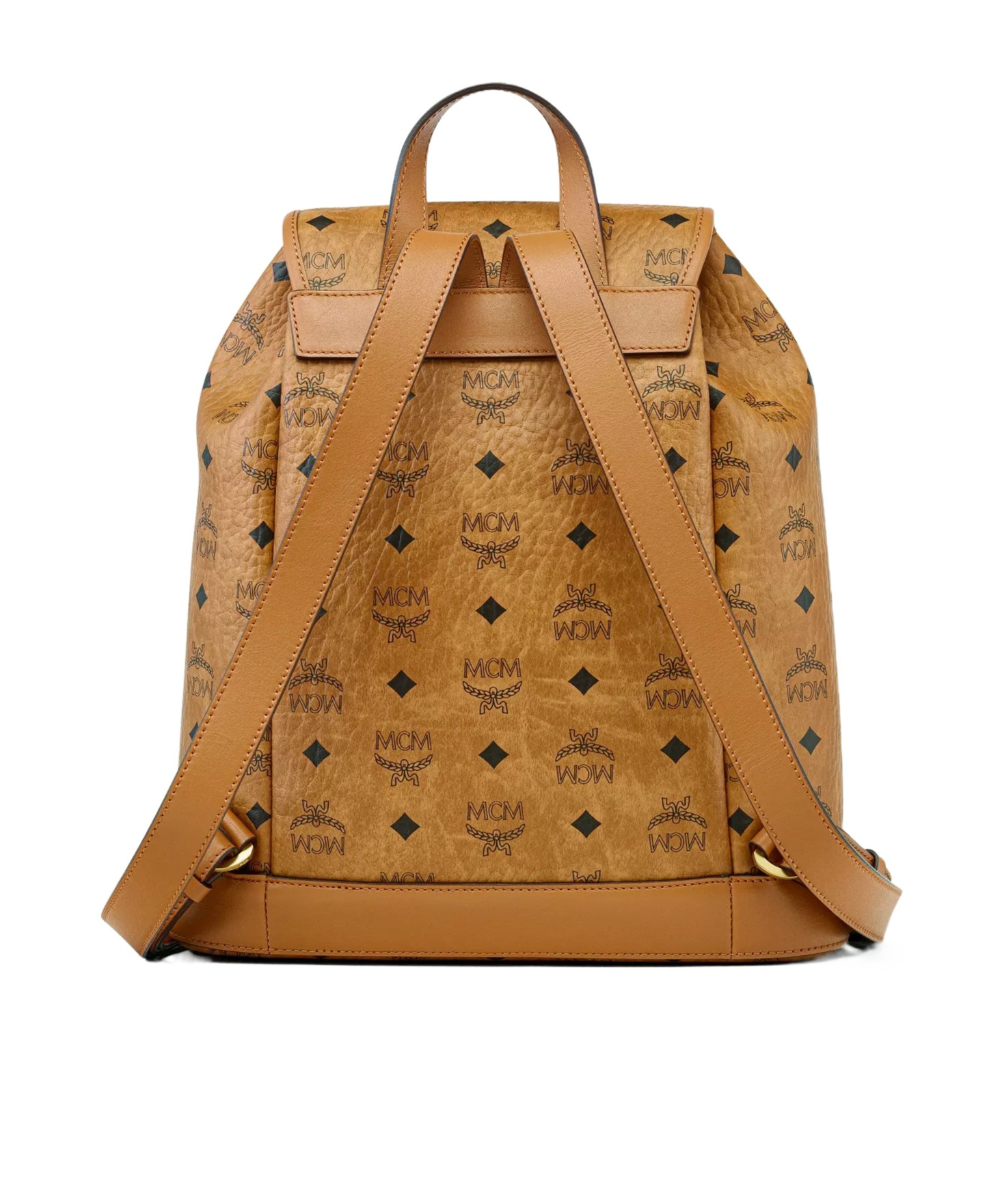 Mcm Aren Drawstring Backpack In Visetos