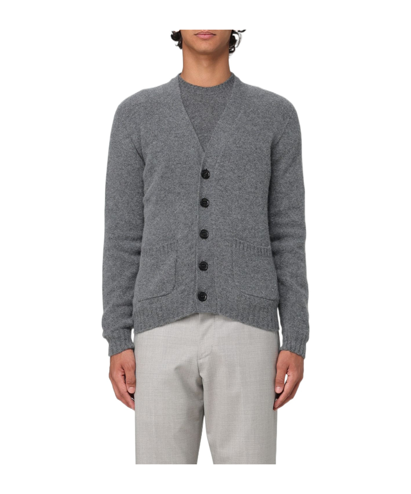 Drumohr Cardigan Men Color Blue In Gray