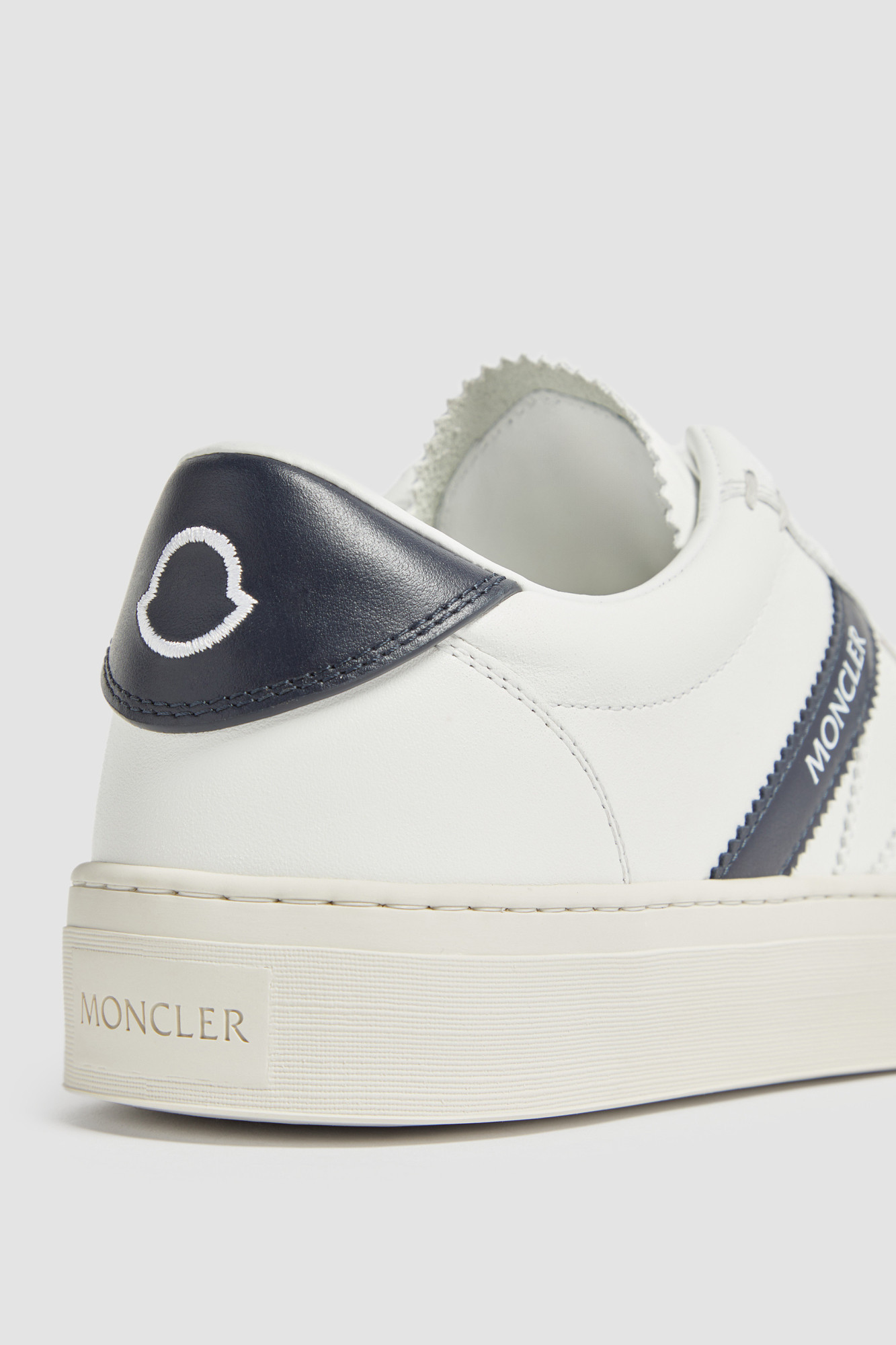 Shop Moncler Monaco M Lace-up Sneakers In White