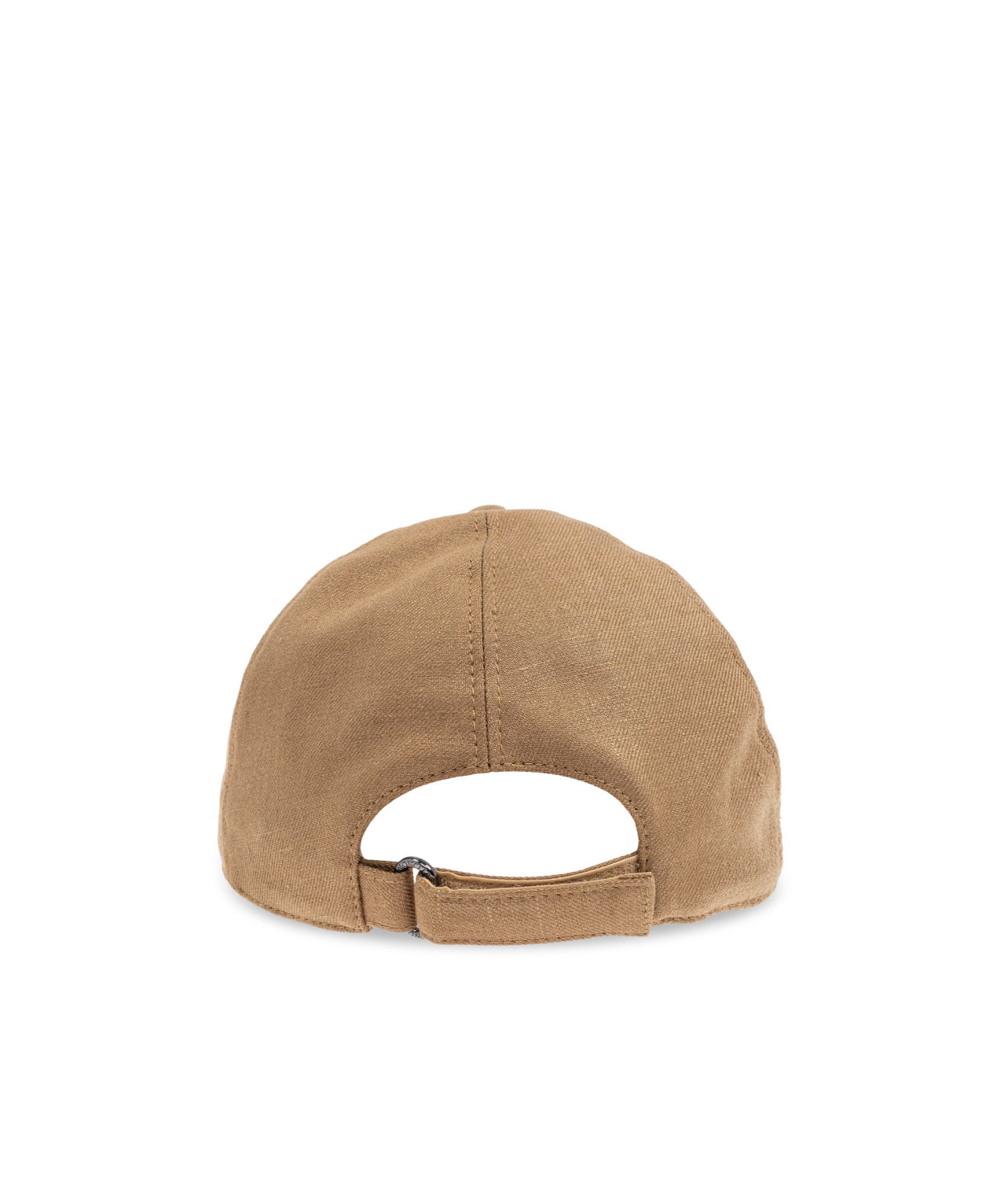 Moncler Logo-embroidered Cap In Brown