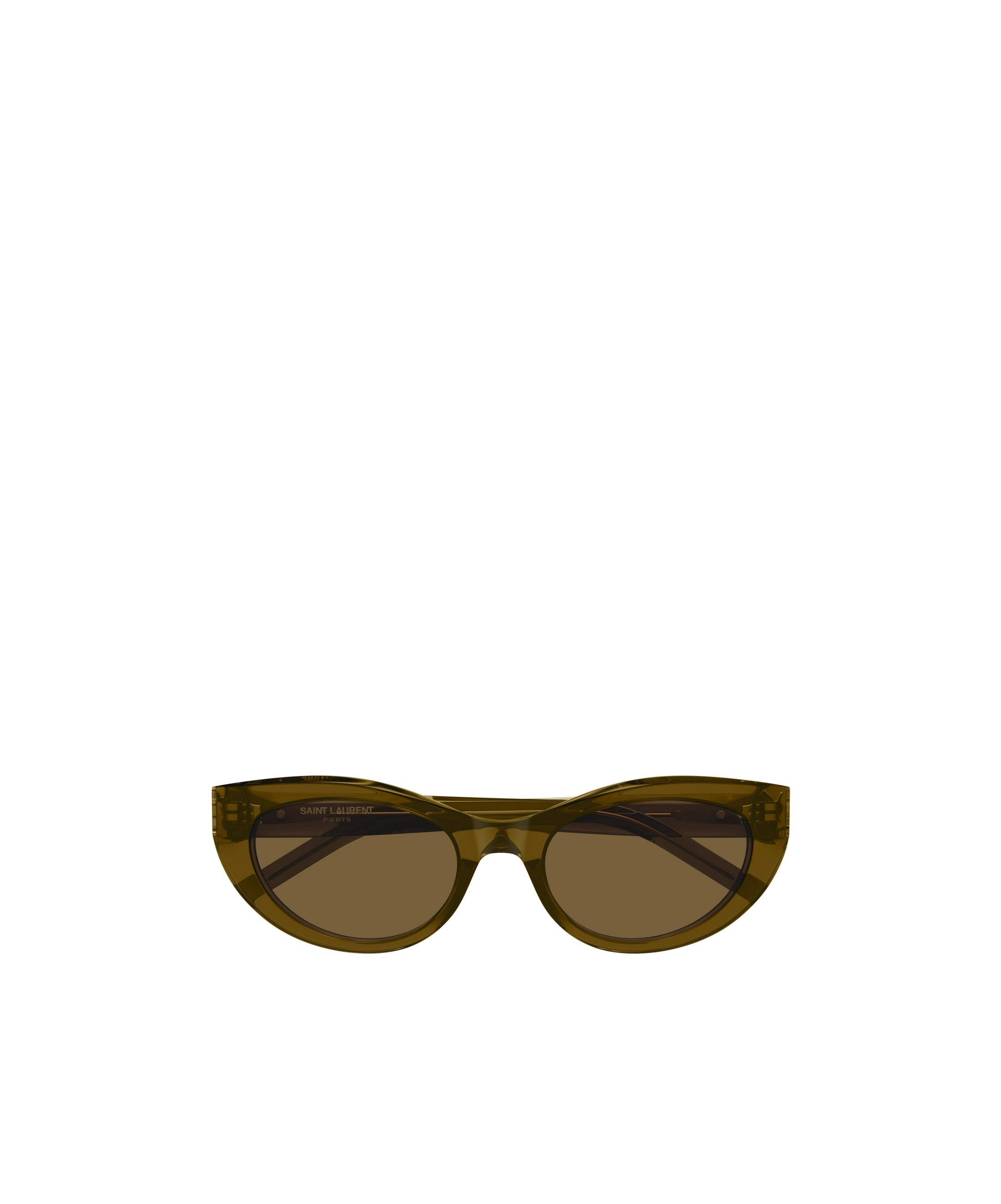 Saint Laurent Full Frame Sunglasses In Brown