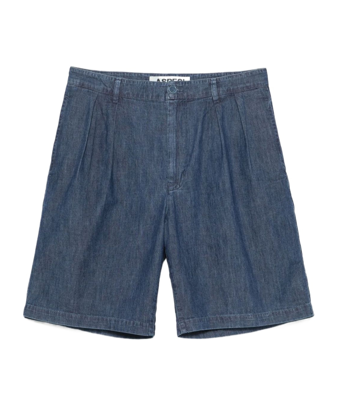 ASPESI LIGHTWEIGHT DENIM BERMUDA SHORTS