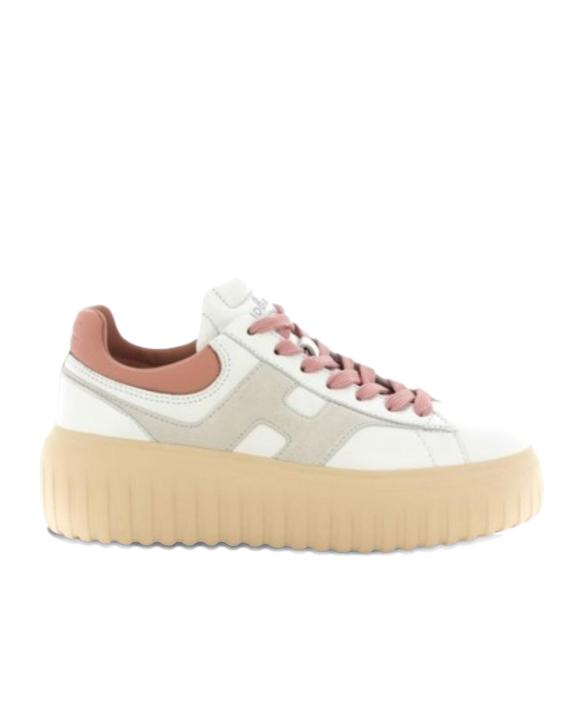 Hogan H-striped Platform Low-top Sneakers In Multi