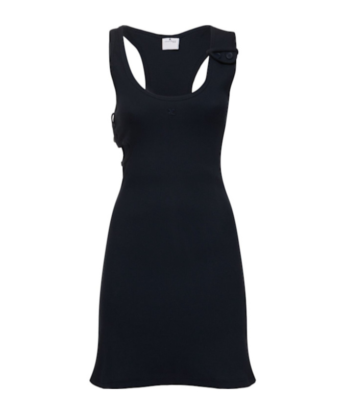 Courrèges Ribbed Knit Dress