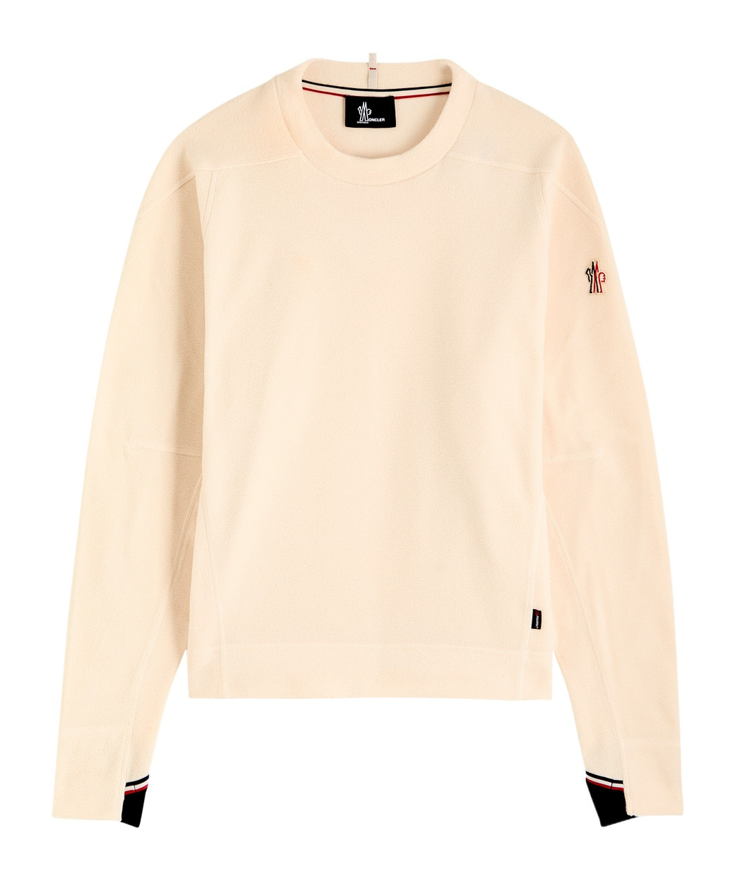 Moncler Fleece Sweatshirt In Nude