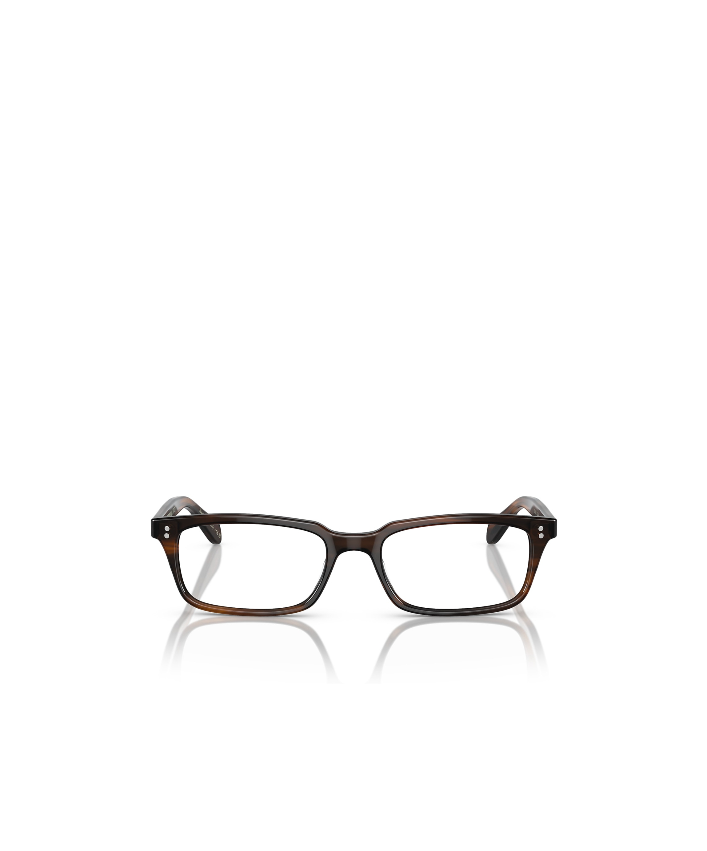 Oliver Peoples Rectangle-frame Glasses In Brown