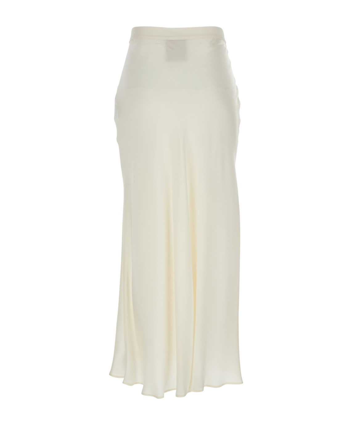 Shop Semicouture Ambra Midi Skirt In White