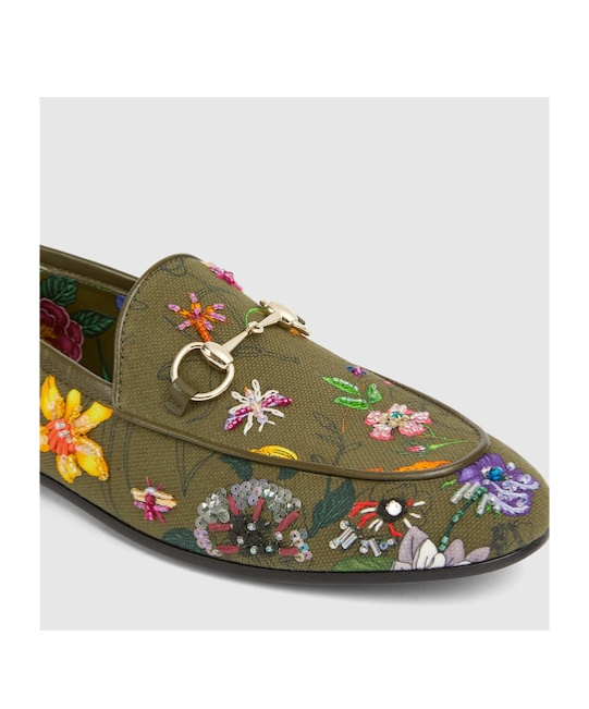 Gucci Women's  Jordaan Loafer In Green