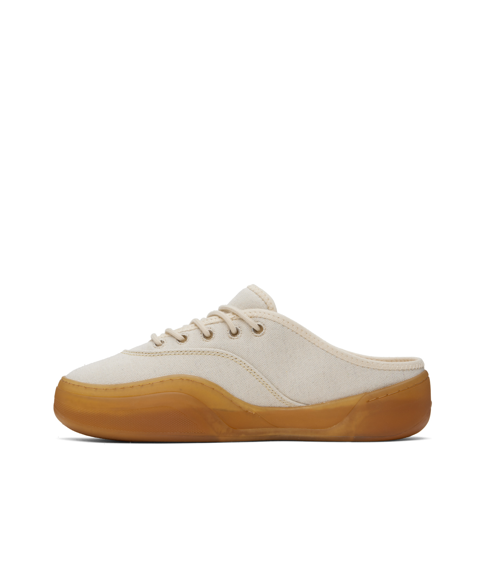 Erl Slingback Mules In White