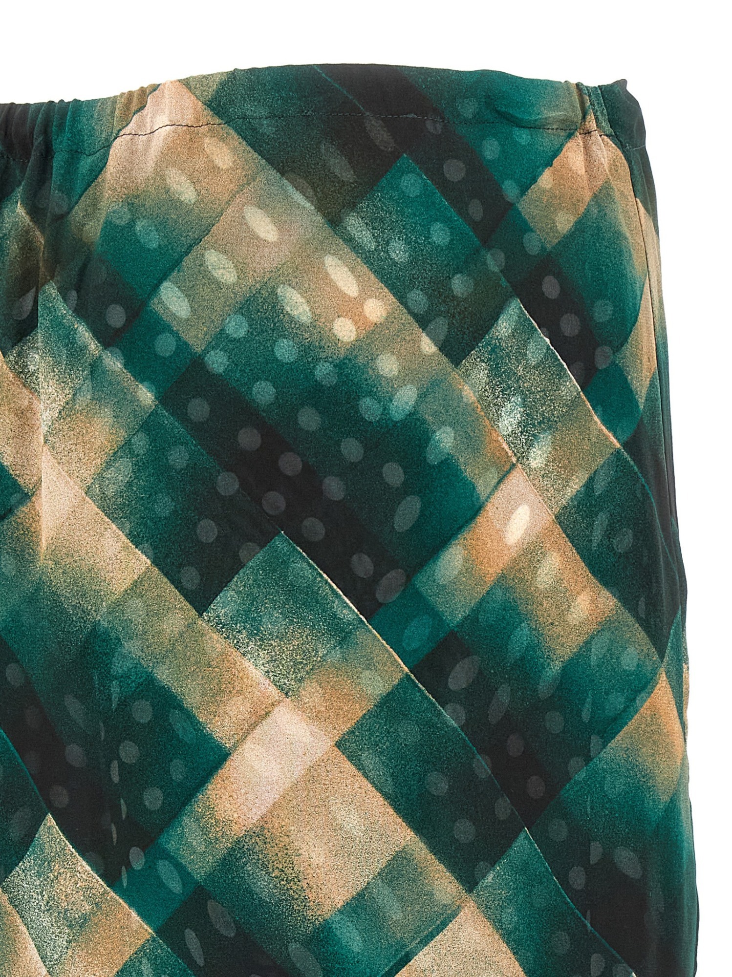 Dries Van Noten Layered Sheer Tie Waist Wrap Trousers In Multi