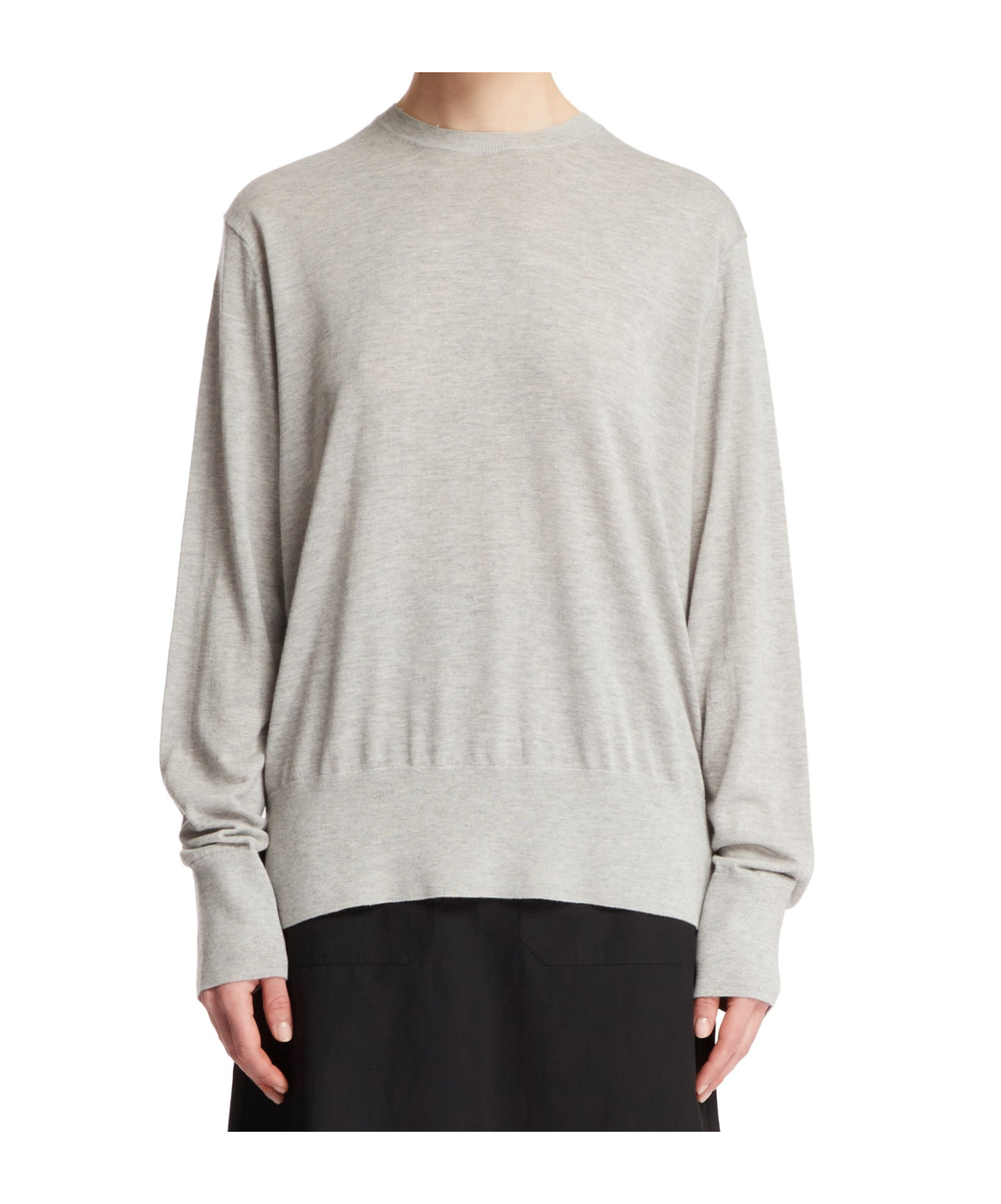 TOTÊME CREW-NECK MÉLANGE JUMPER