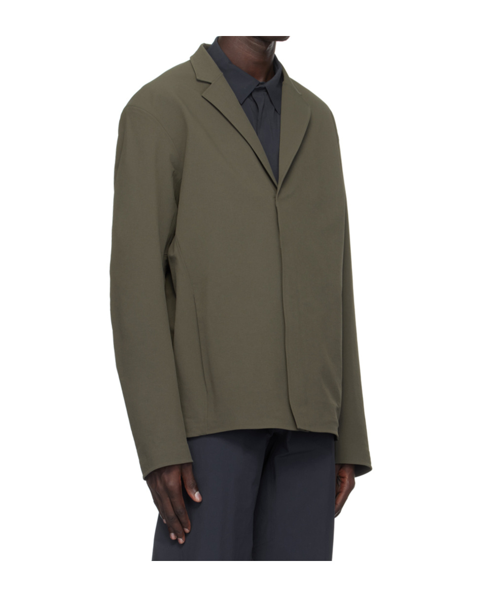 Veilance Gray Spere Blazer In Green