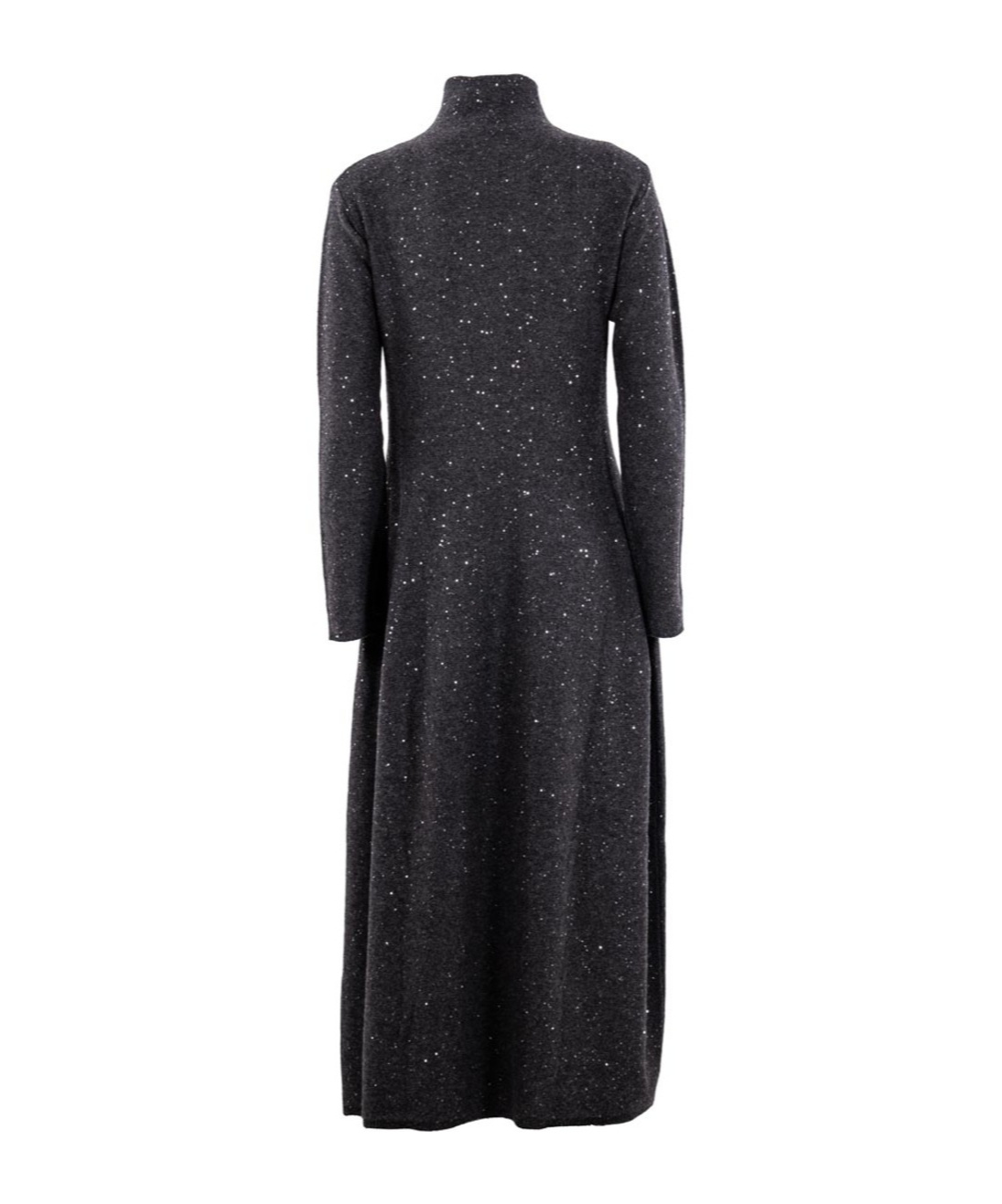 Antonelli High-neck Long-sleeved Dress In Gray