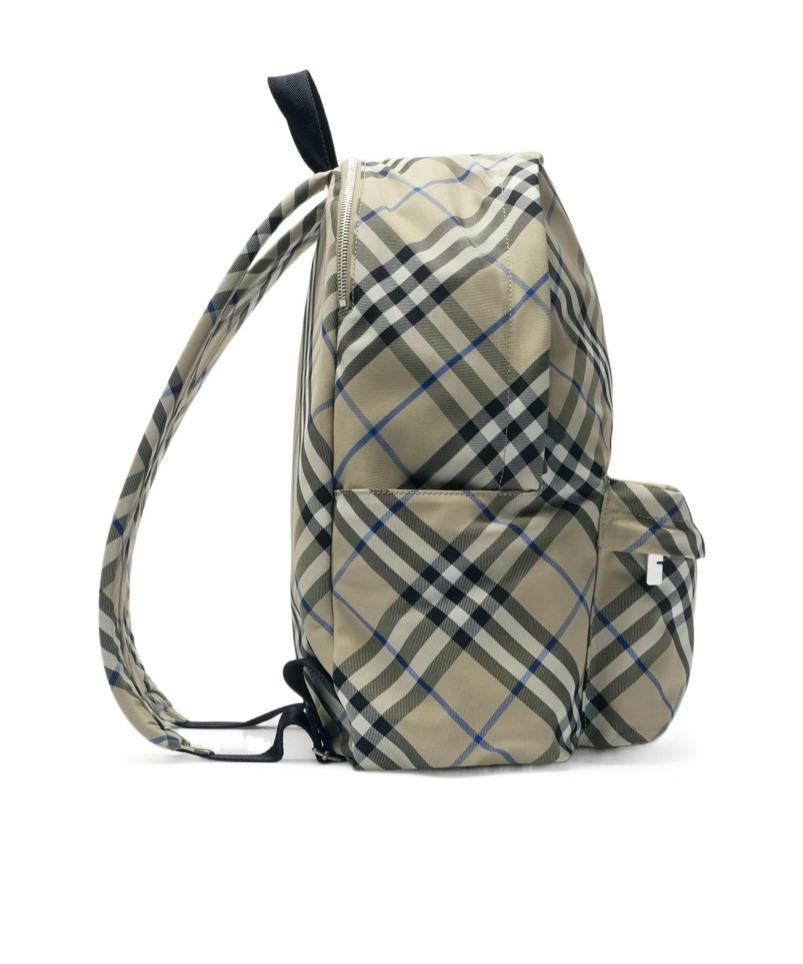 Burberry Checked Backpack In Multicolor