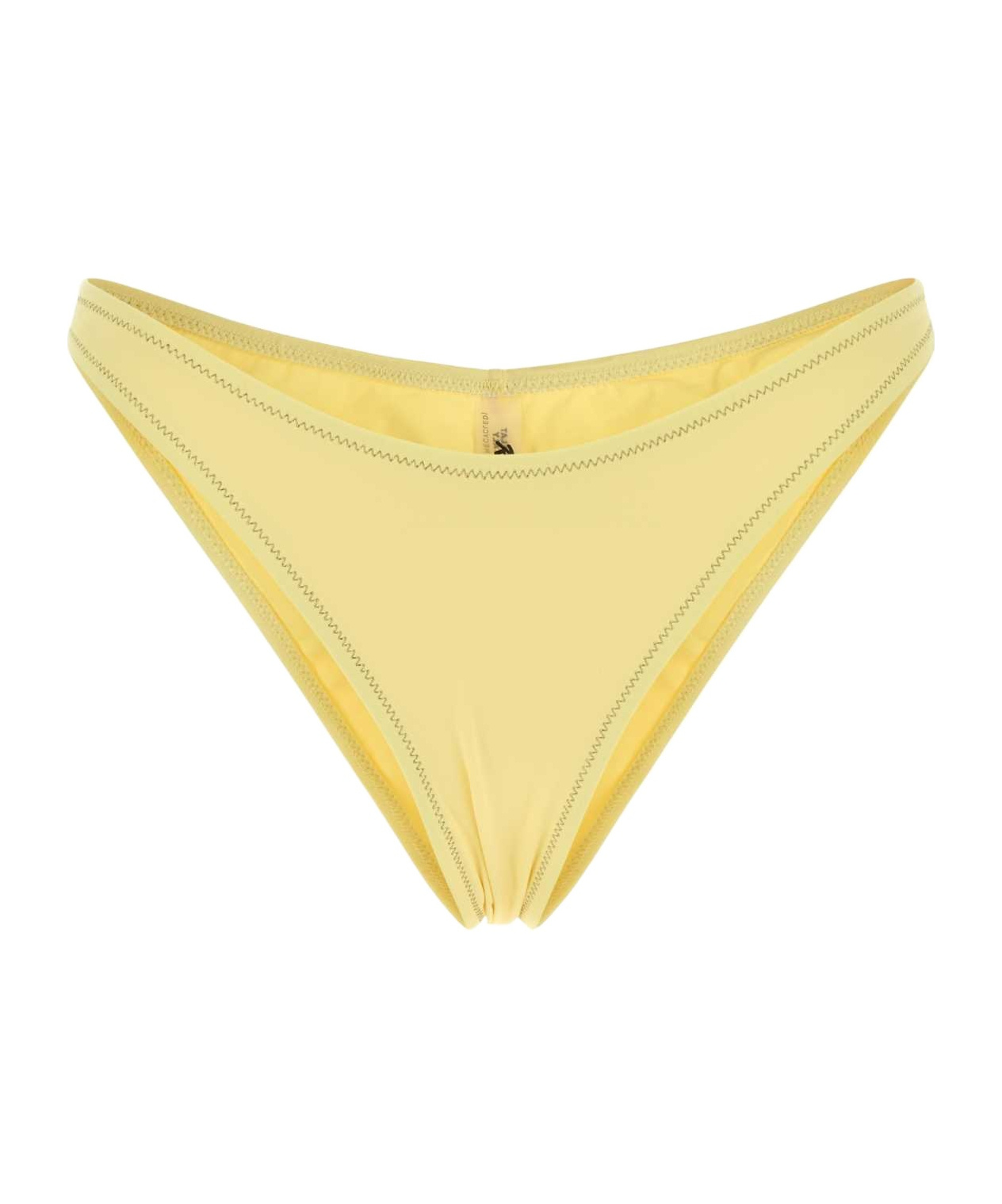 Reina Olga Elastic Waist Bikini Bottoms In Yellow