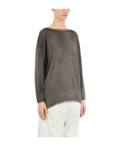 Avant Toi Long-sleeved Sweater In Multicolor